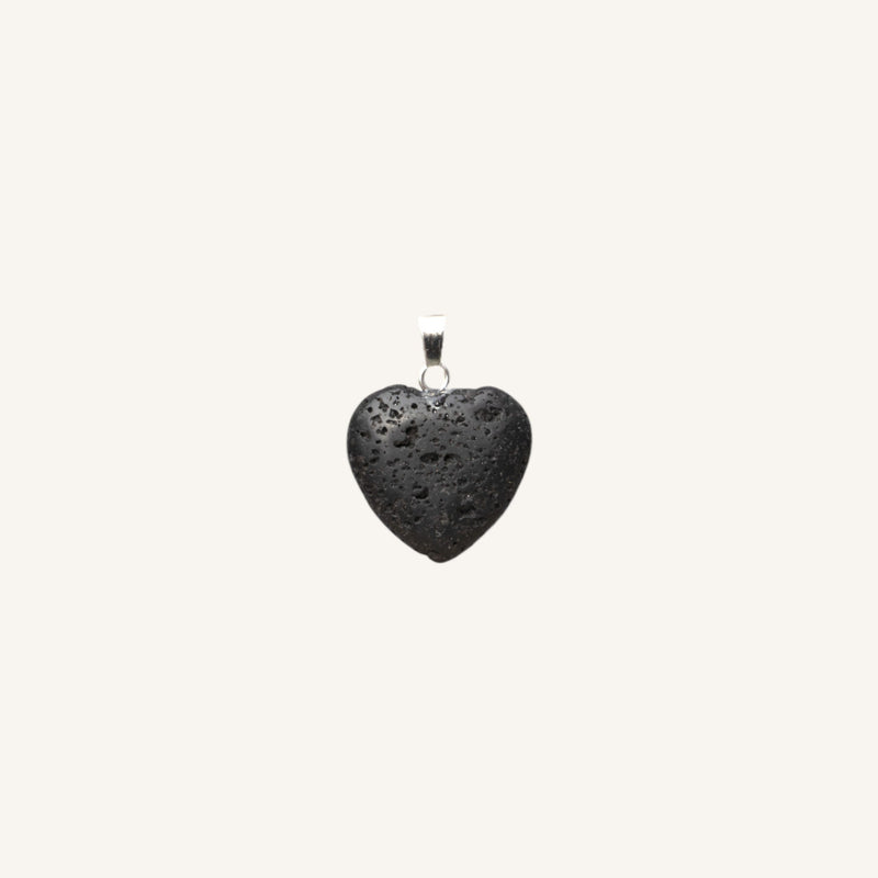 Heart-Shaped Stone Pendant