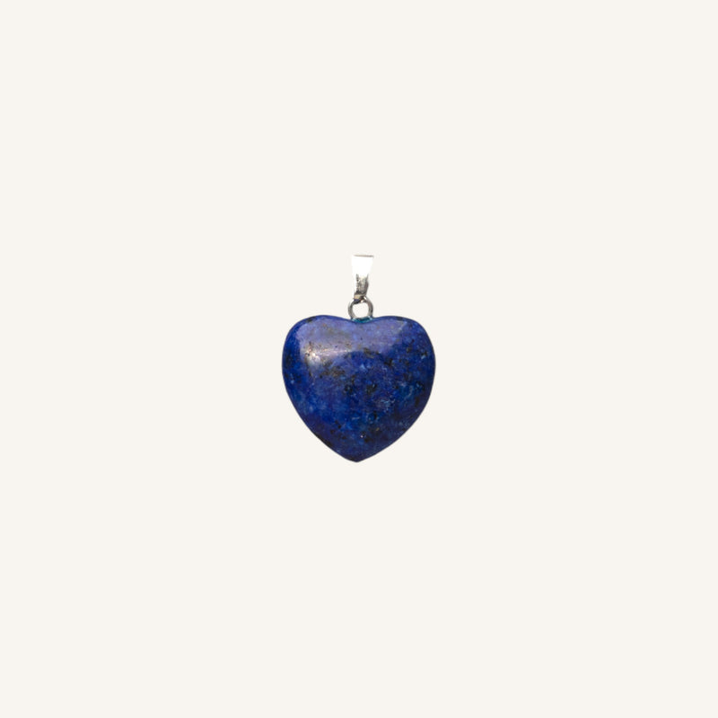 Heart-Shaped Stone Pendant