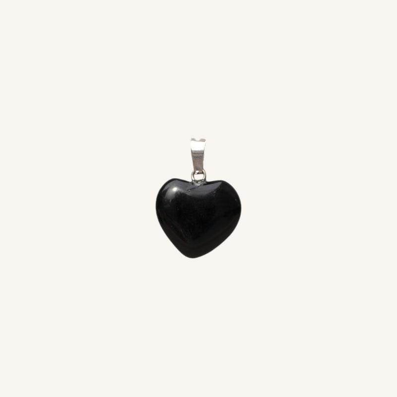 Heart-Shaped Stone Pendant