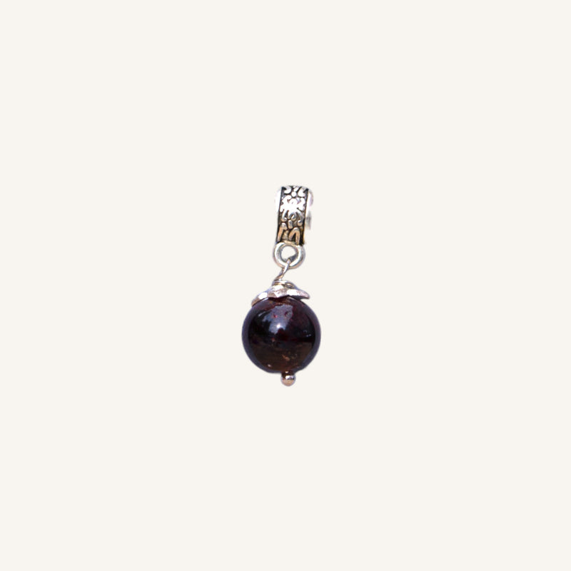 Garnet Ball Pendant