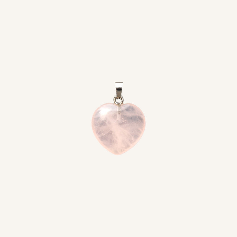 Heart-Shaped Stone Pendant