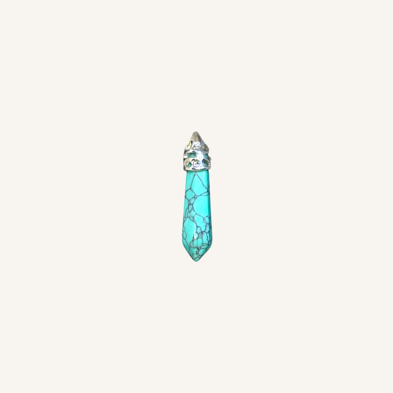 Capped Stone Point Pendant
