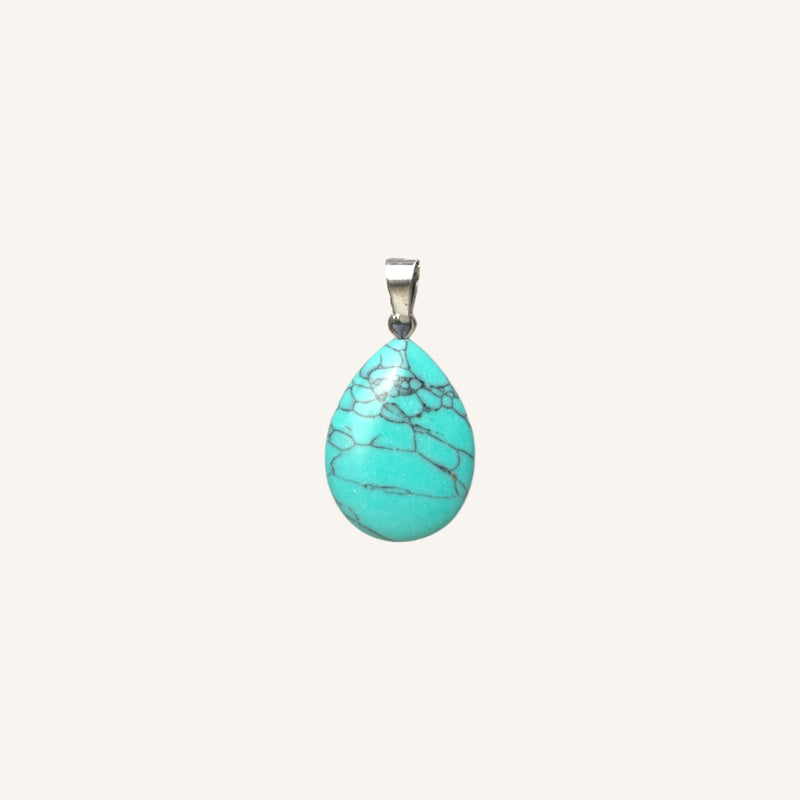 Teardrop Stone Pendant