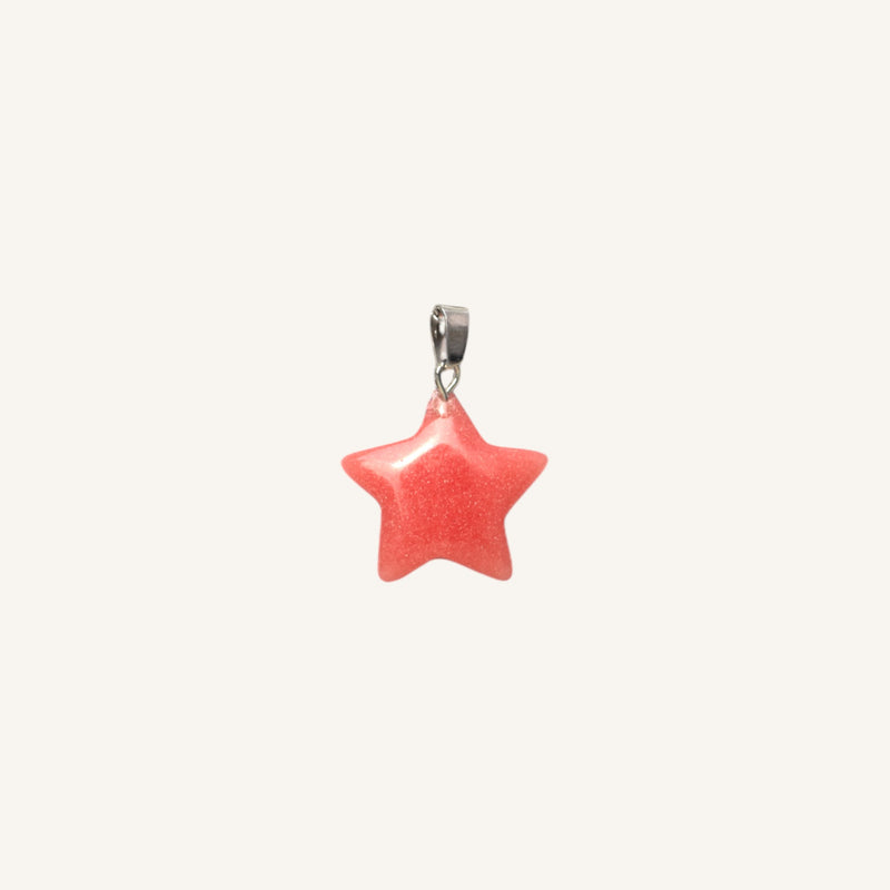 Star-Shaped Stone Pendant