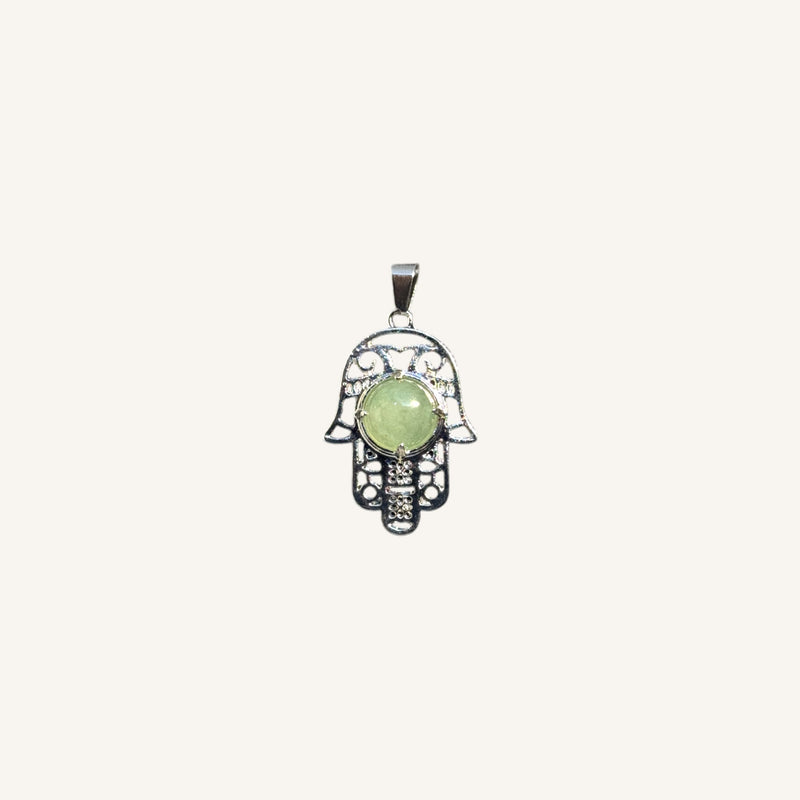 Aventurine Hamsa Pendant