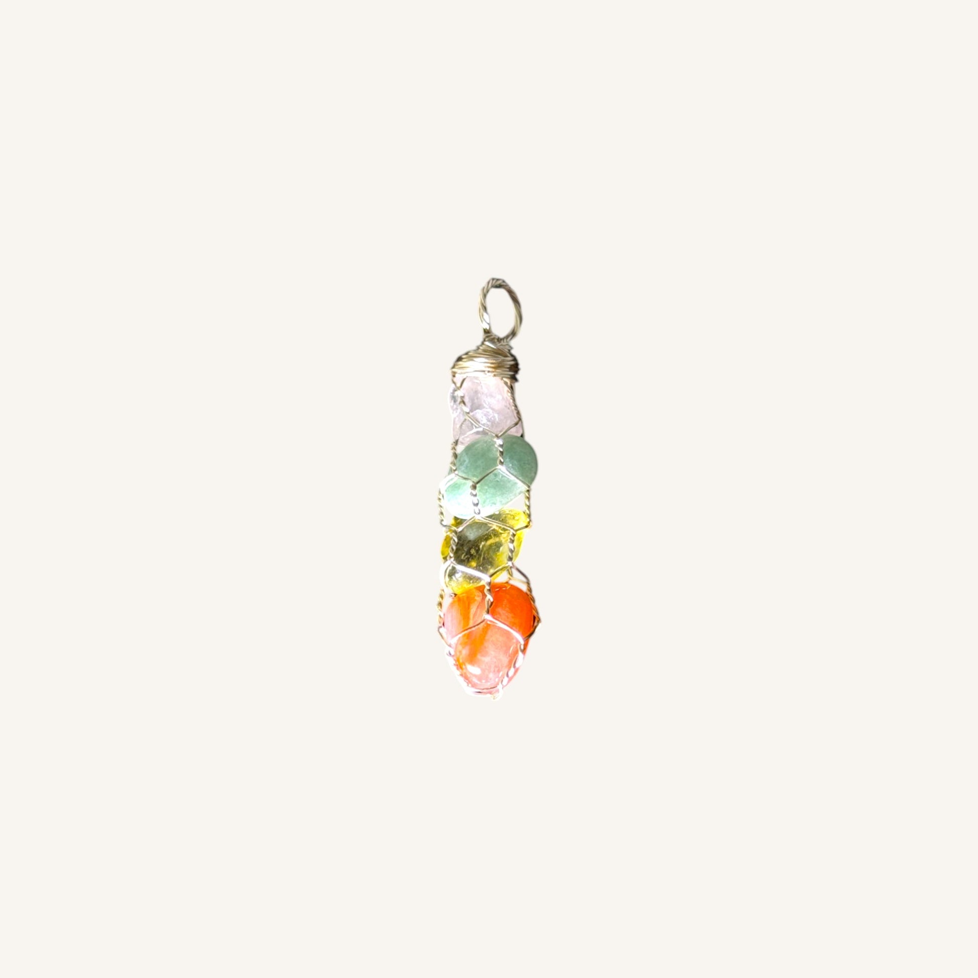Chakra Tumbled Stone Pendant
