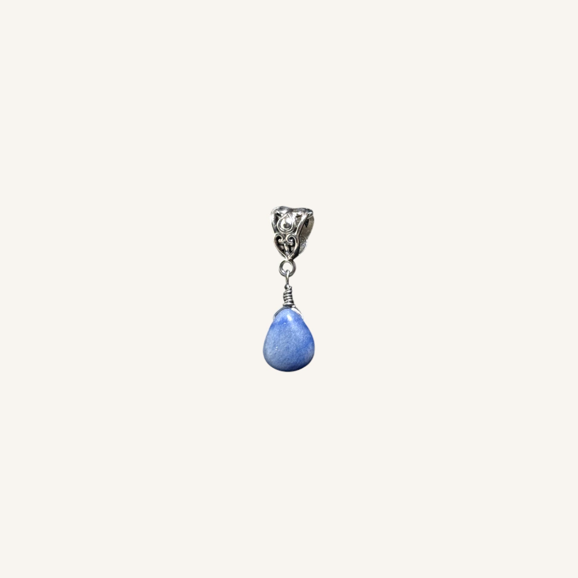 Mini Teardrop Stone Pendant