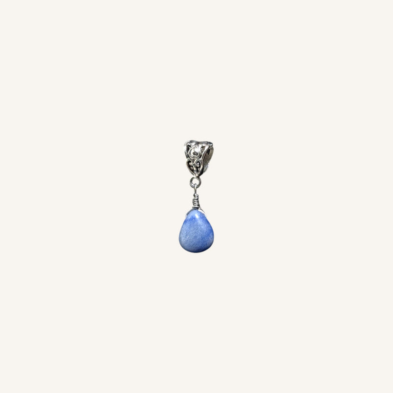 Mini Teardrop Stone Pendant