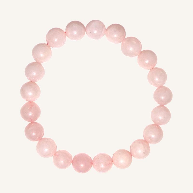 Rose Quartz Beaded Bracelet