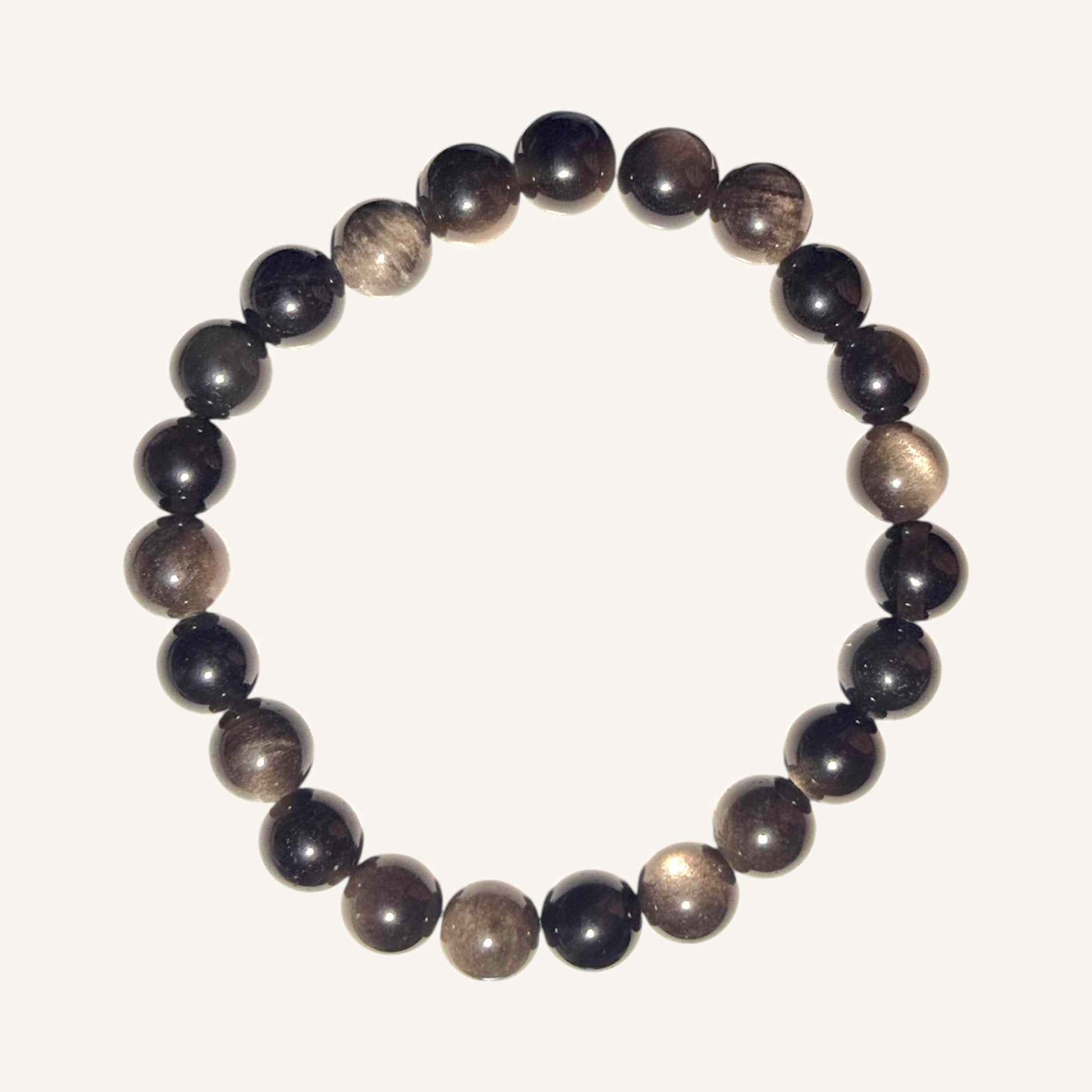 Obsidian Beaded Bracelet