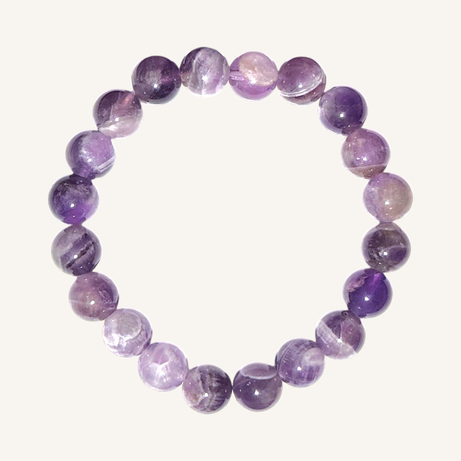 Amethyst Beaded Bracelet