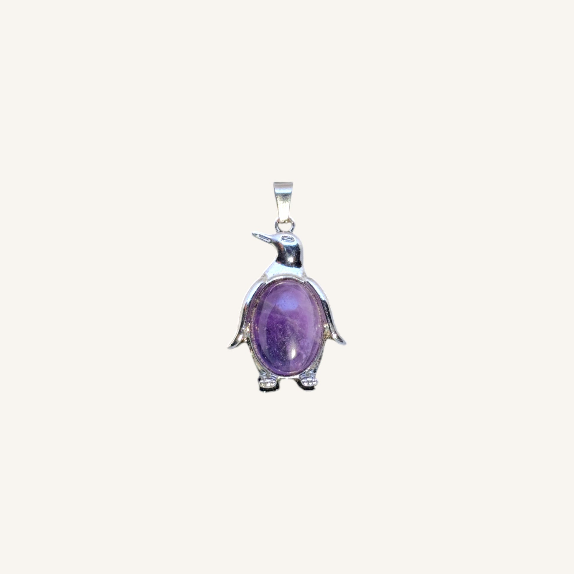 Penguin Stone Pendant