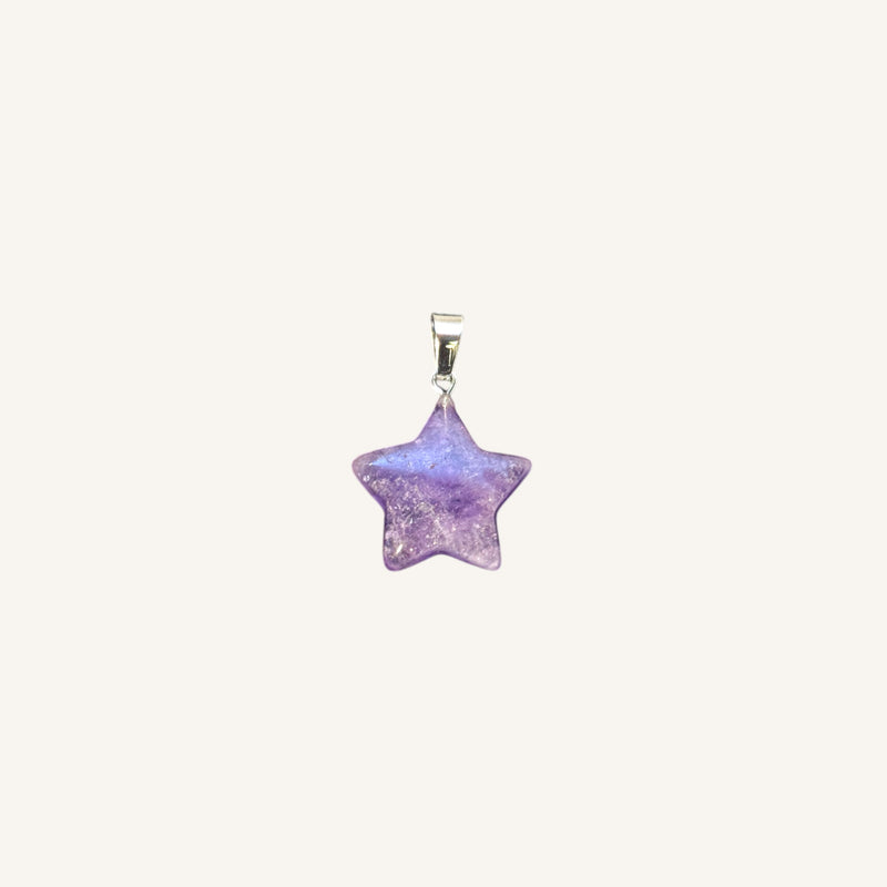 Star-Shaped Stone Pendant