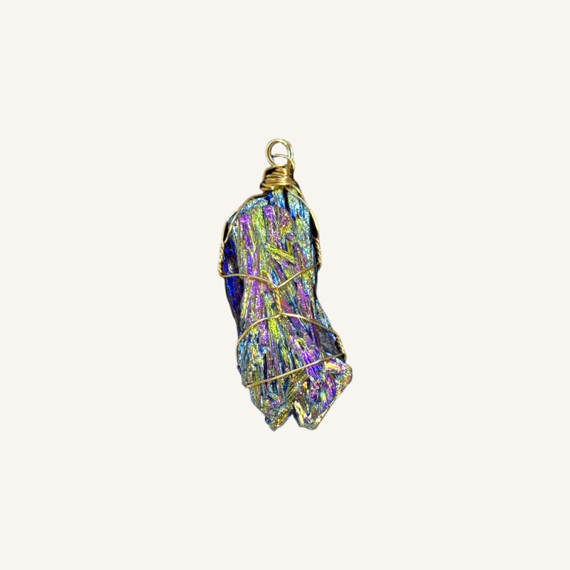 Rainbow Tourmaline Pendant