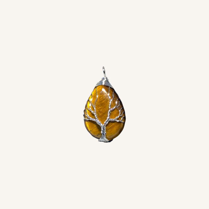 Tree of Life Teardrop Pendant
