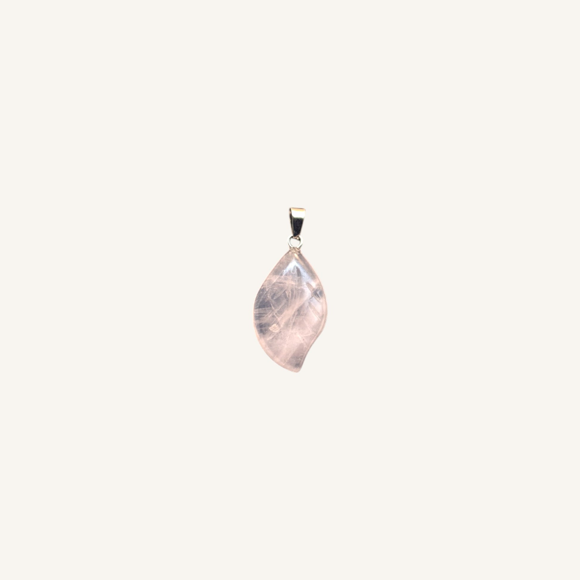 Leaf-Shaped Stone Pendant