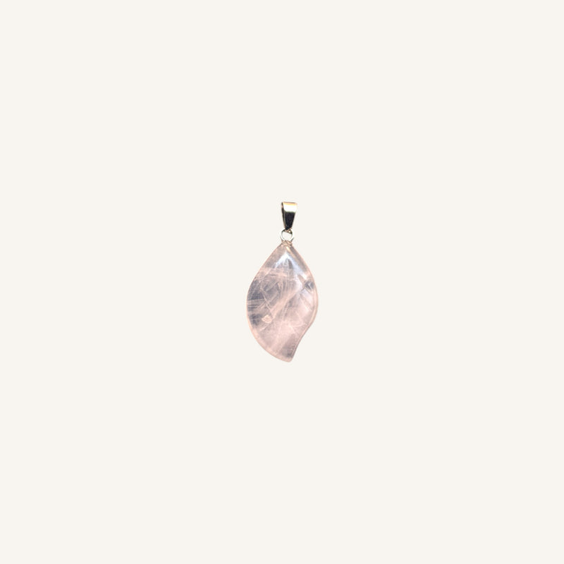 Leaf-Shaped Stone Pendant
