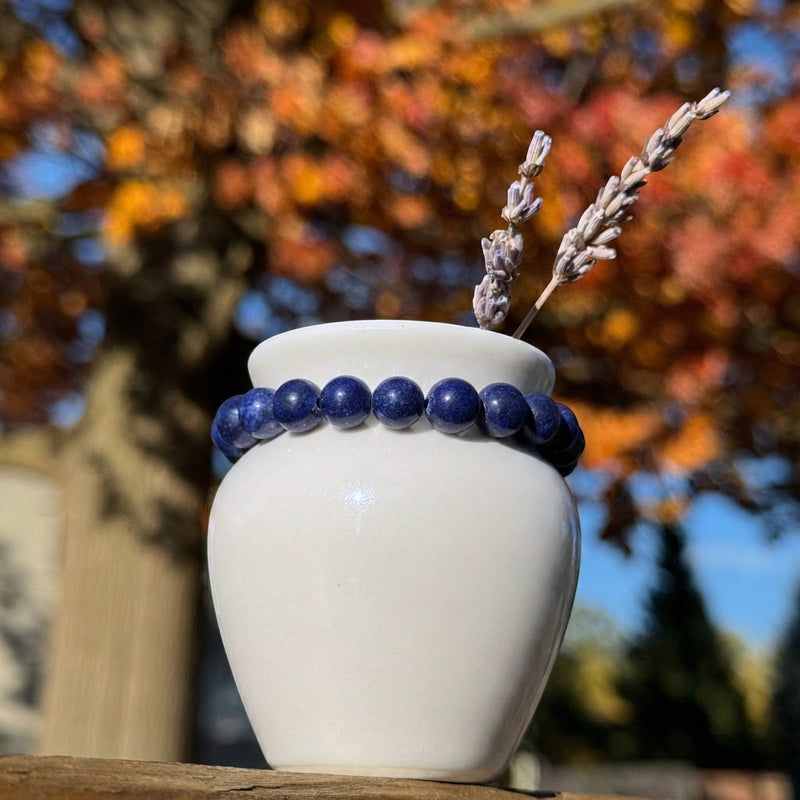 Lapis Beaded Bracelet