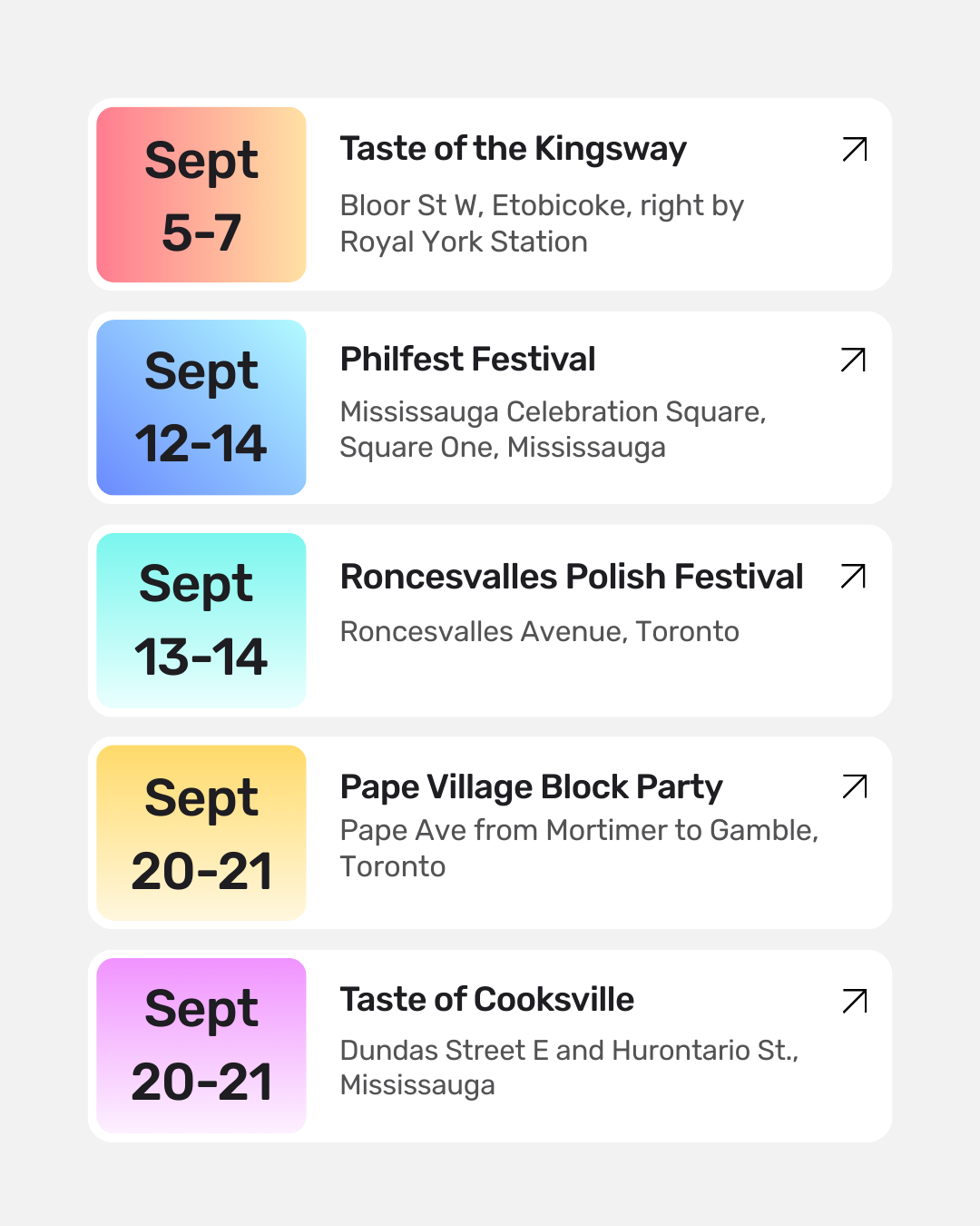 Canlish Events